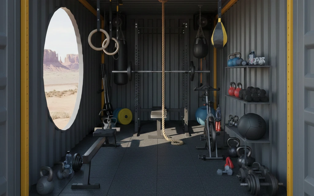 Shipping Container Gym