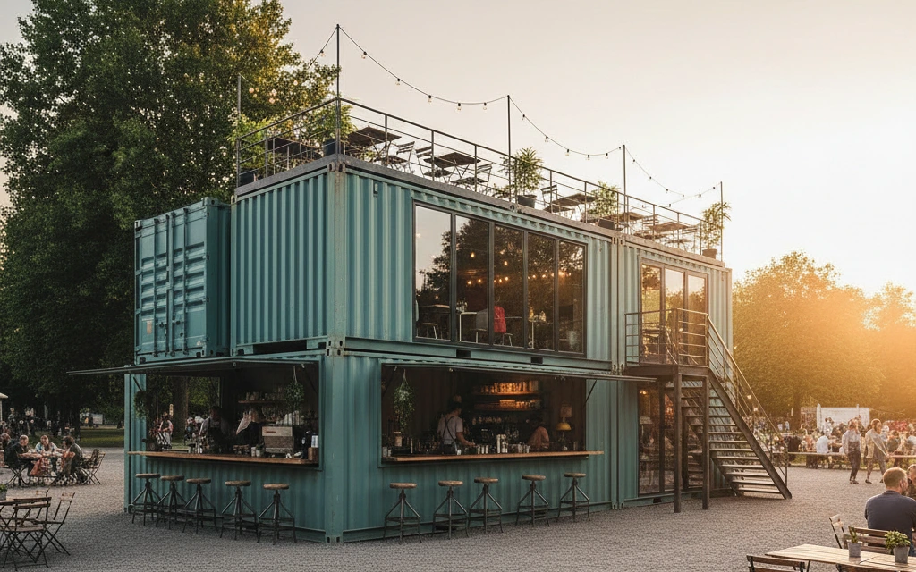 Shipping Container Restaurant Builds