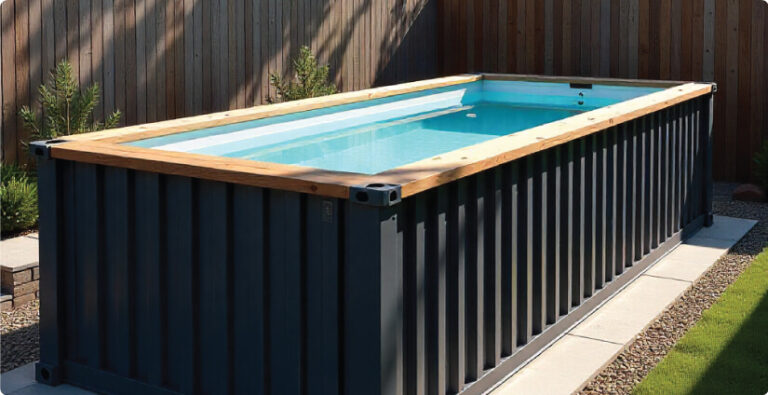 Shipping Heating Container Pool Shipping Container Pools | BCL Containers