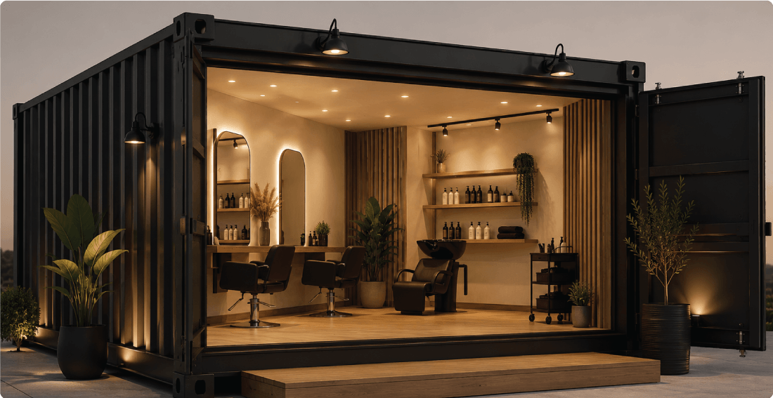 Shipping Container Salon | BCL Container
